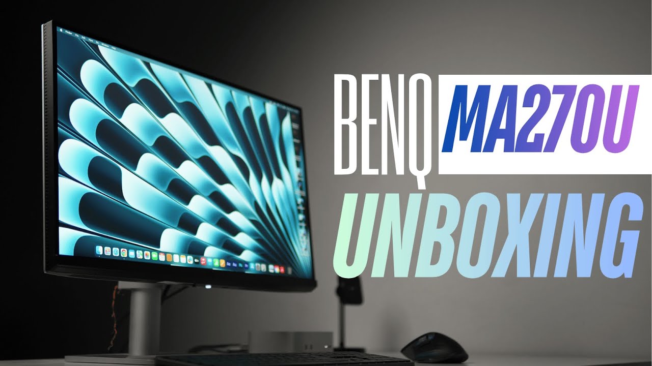 BenQ MA270U Unboxing and review - Best Monitor for mac and editing videos
