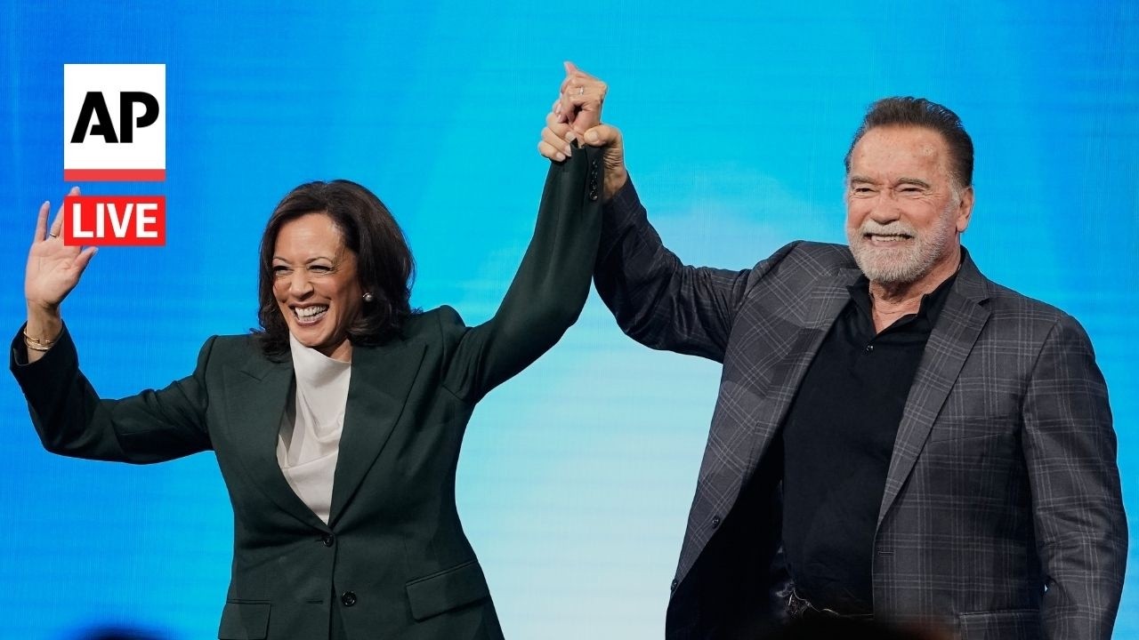 LIVE: Arnold Schwarzenegger and Kamala Harris speak at climate summit in Austria