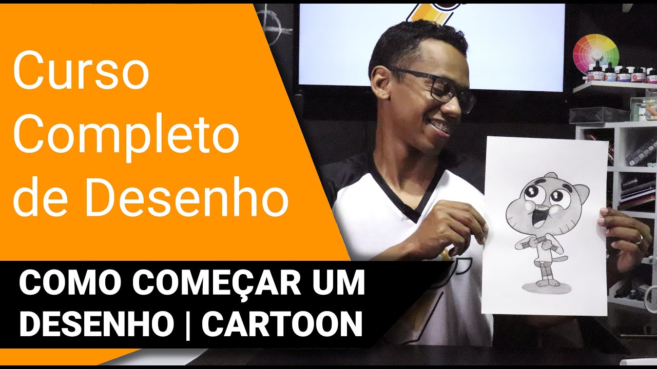COMO COMEÇAR UM DESENHO | CARTOON