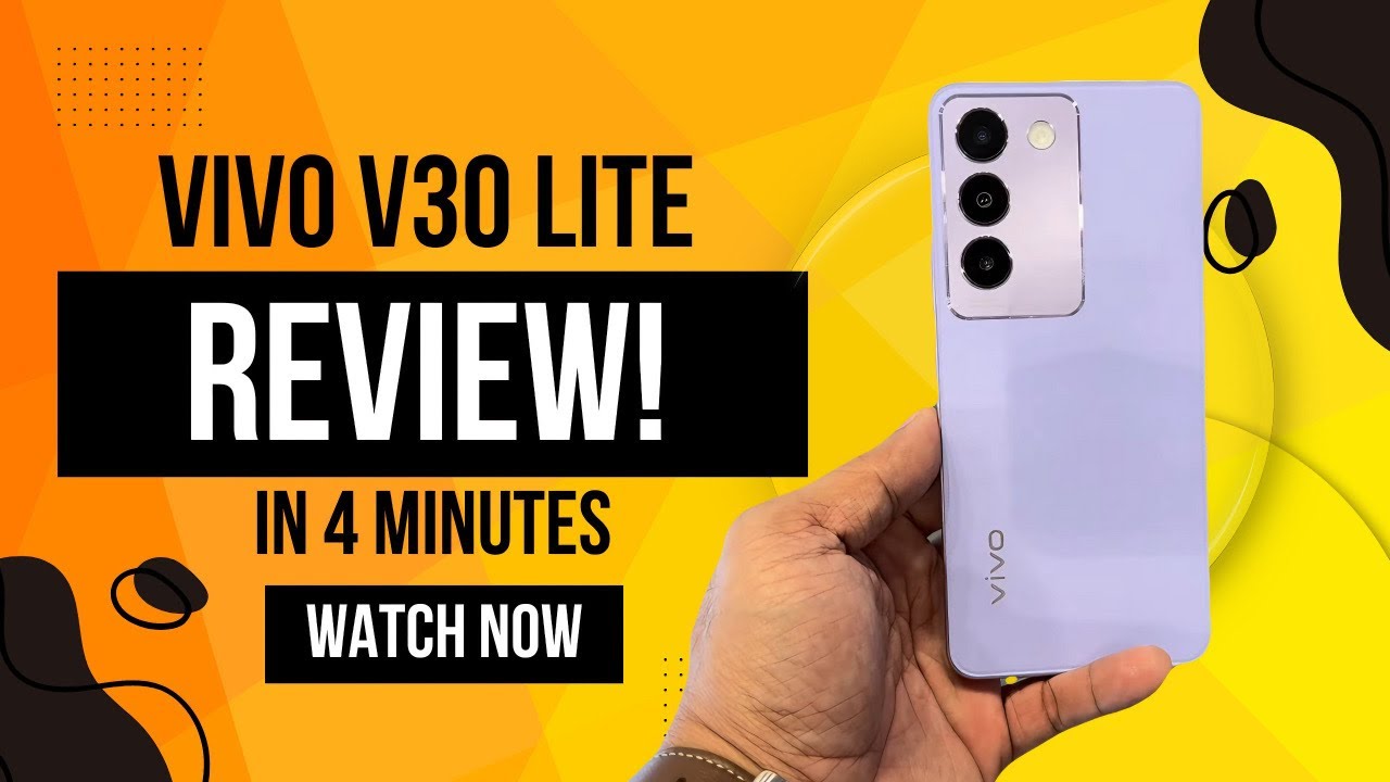 Vivo V30 Lite 5G Review: A Seamless Blend of Power & Performance..!! 🔥🔥