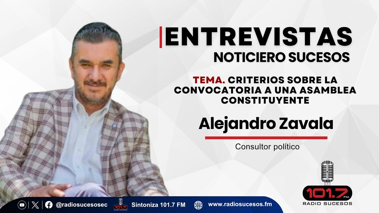 Entrevista Alejandro Zavala, Consultor pol&iacute;tico
