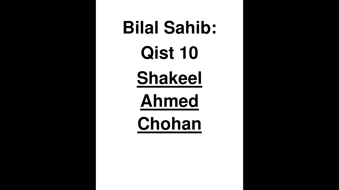 Urdu novel | Bilal Sahib | Qist 10 | Shakeel Ahmed Chohan