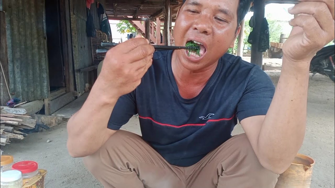 Món lá mì lá đu đủ chào buổi sáng cả nhà mình ơi 👍😀😀