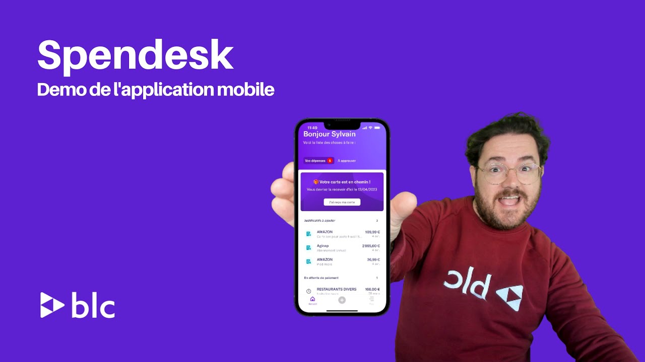 Spendesk - Démo de l'application mobile