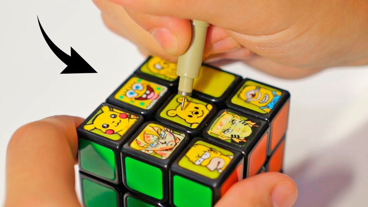 ¡PERSONALICÉ UN CUBO RUBIK! 🧠​✏️​ 9/54