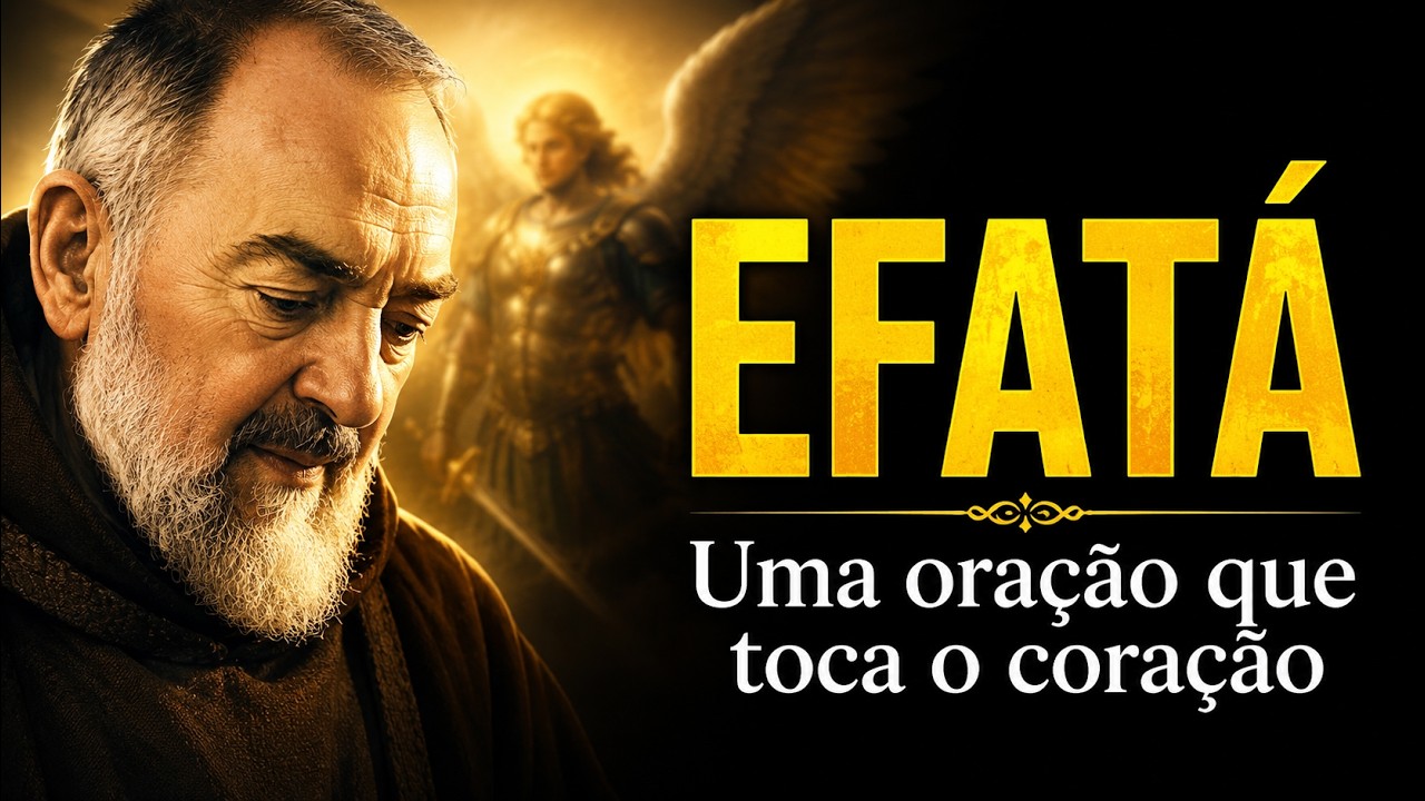 PADRE PIO: EFATÁ do Arcanjo Miguel ✨ Milagre Financeiro Hoje! Dinheiro Inesperado Chegando Até Você