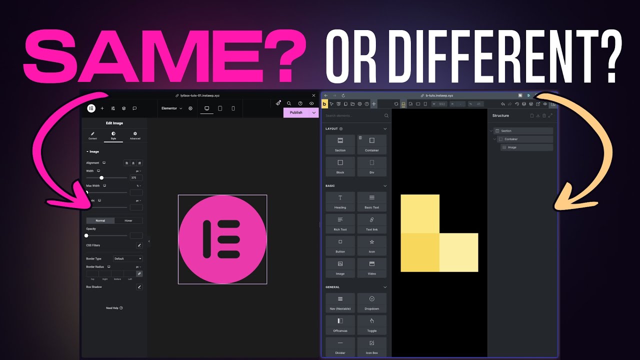 Elementor и Bricks похожи больше, чем вы думаете