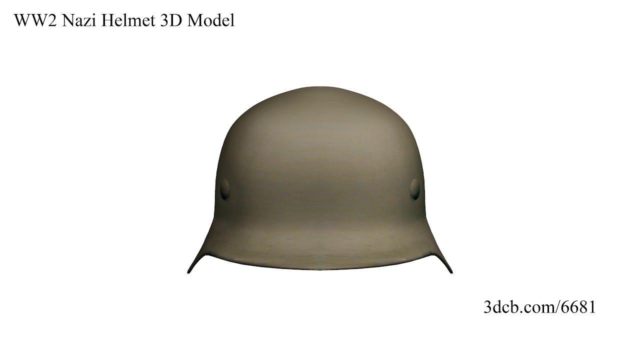 WW2 Nazi Helmet 3D Model
