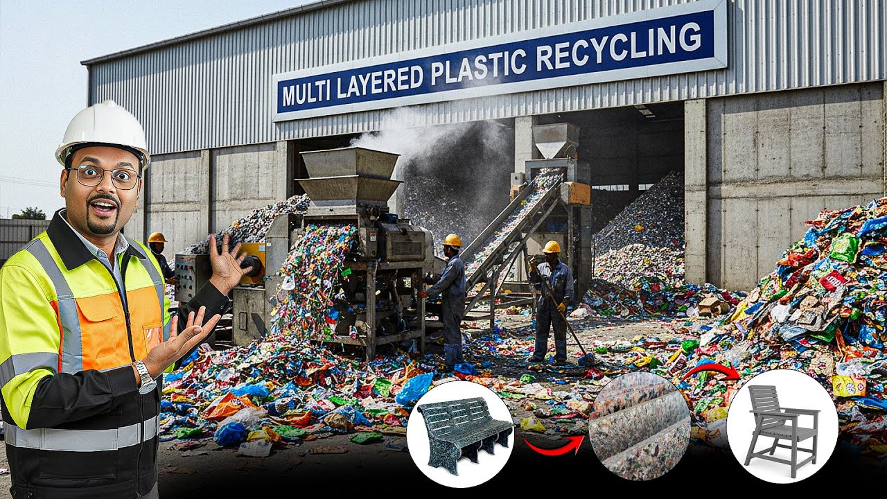 Multi Layer Plastic Recycling Business | Full Process, Plant Setup, Cost & Profit Explained (2025)