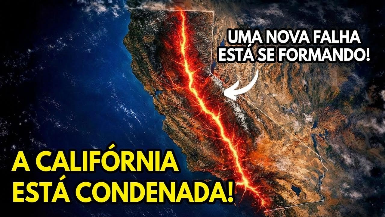 Agora mesmo: Nova falha perigosa surge na Califórnia e assusta moradores!