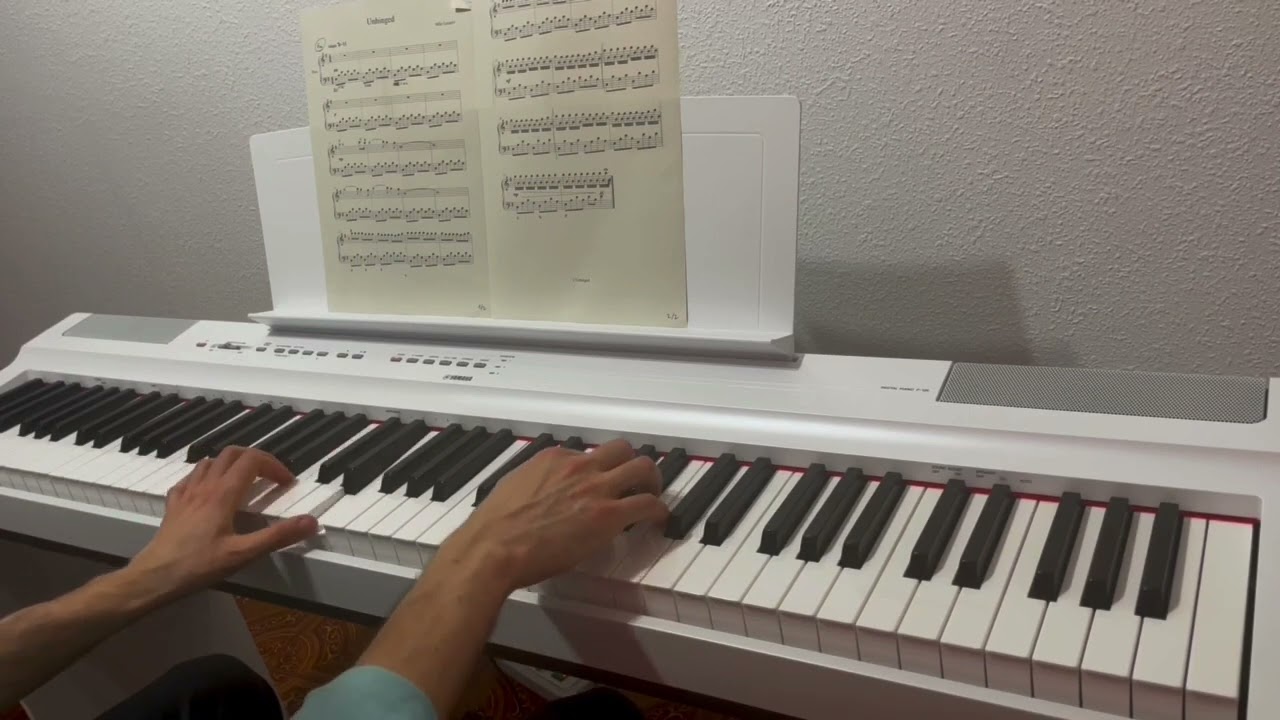 Unhinged by Mike Lazarev | Piano cover