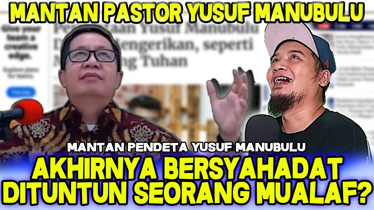 MANTAN PENDETA INI BERSYAHADAT DITUNTUN SEORANG MUALAF!?