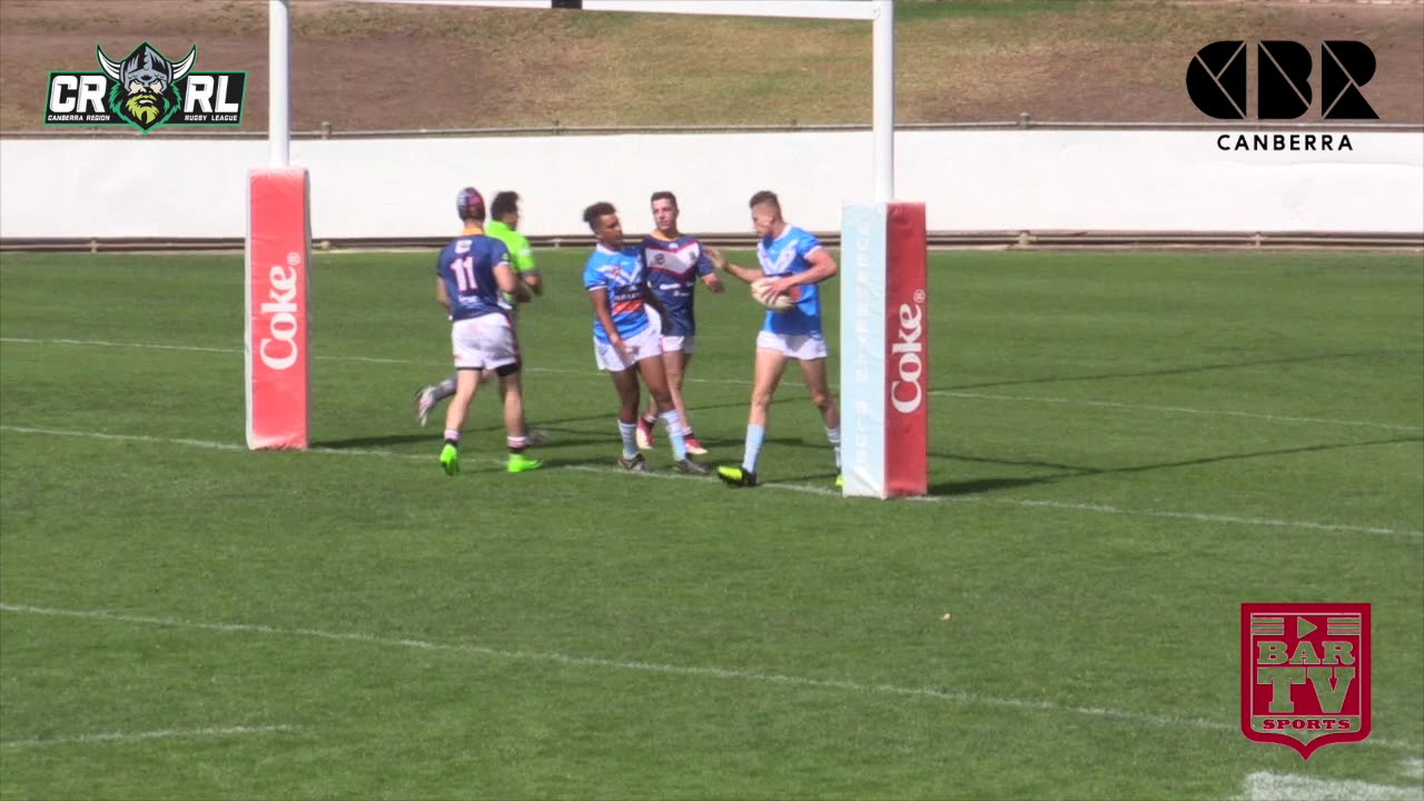 2018 CRRL - U18s - Round 2 Highlights - Queanbeyan Blues v Tuggeranong Bushrangers