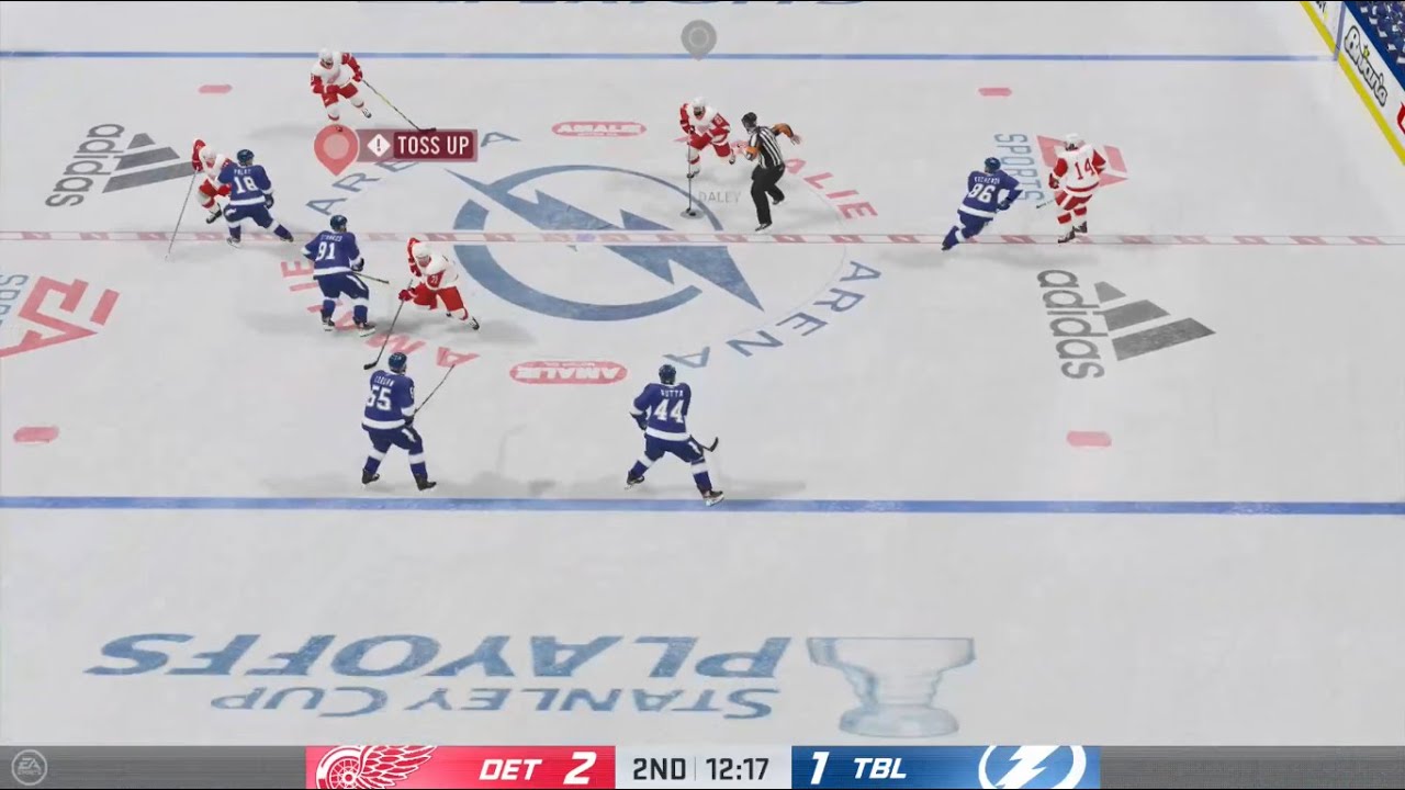 NHL 20 - Red Wings @ Lightning (With Custom Music)