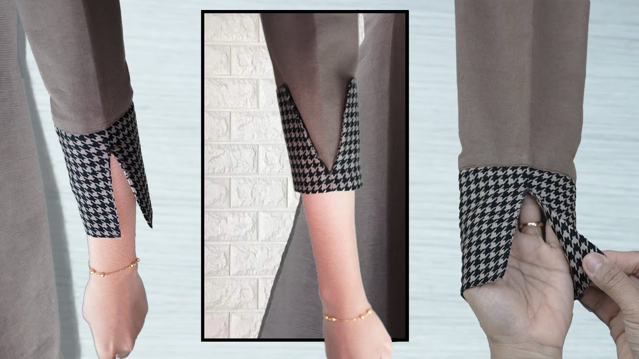 Новейший дизайн рукава-манжеты Cut & Stitch⭐️Тонкая манжета с разрезом