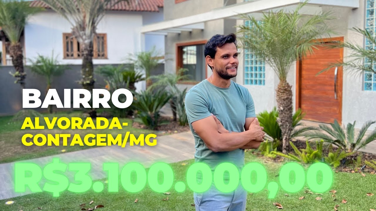 Mansão de Alto Padrão no bairro Alvorada em Contagem/MG COD. 1461