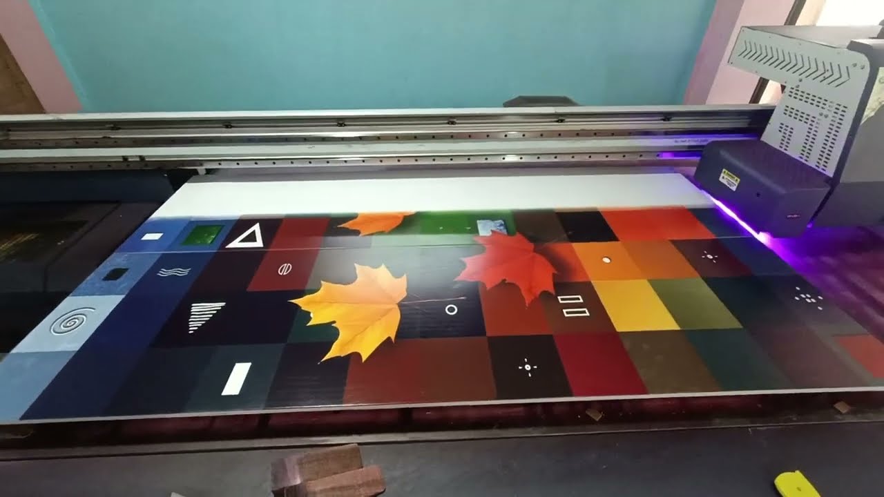 Uv digital printing machine in india | 3 door almari print | Uv printer