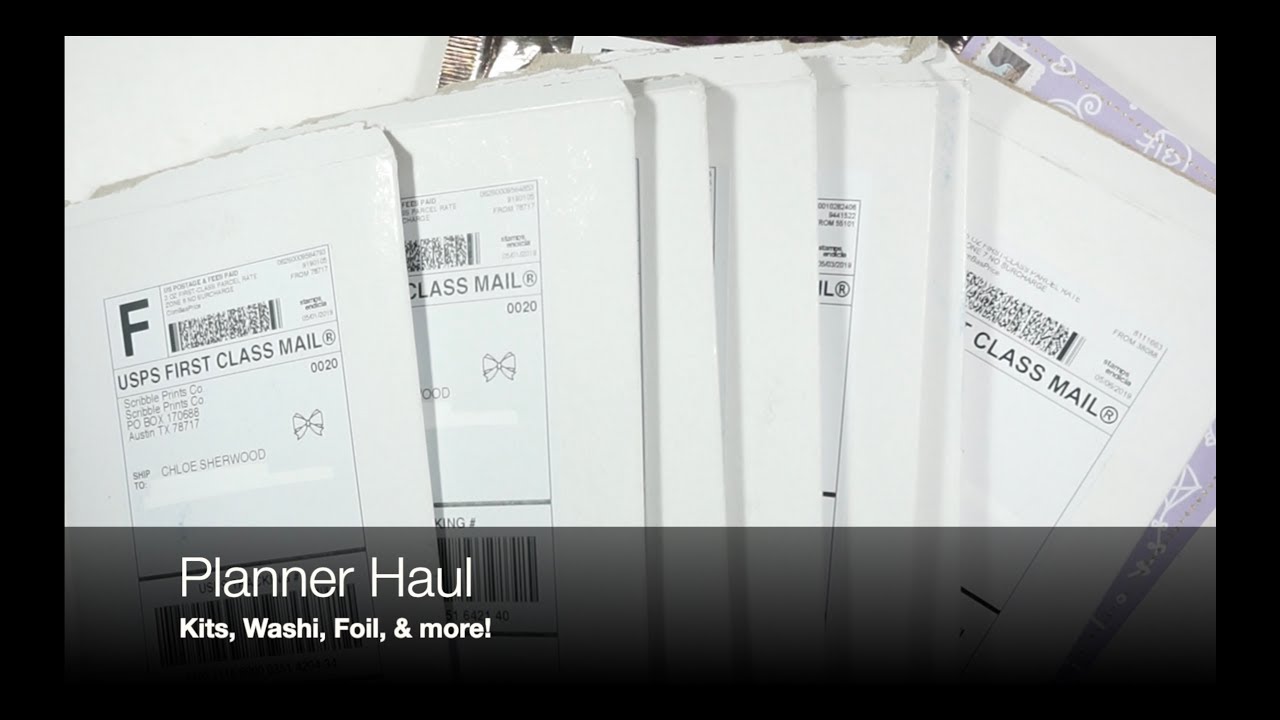 Planner Haul // ft. Washi, Kits, Foil, & more!