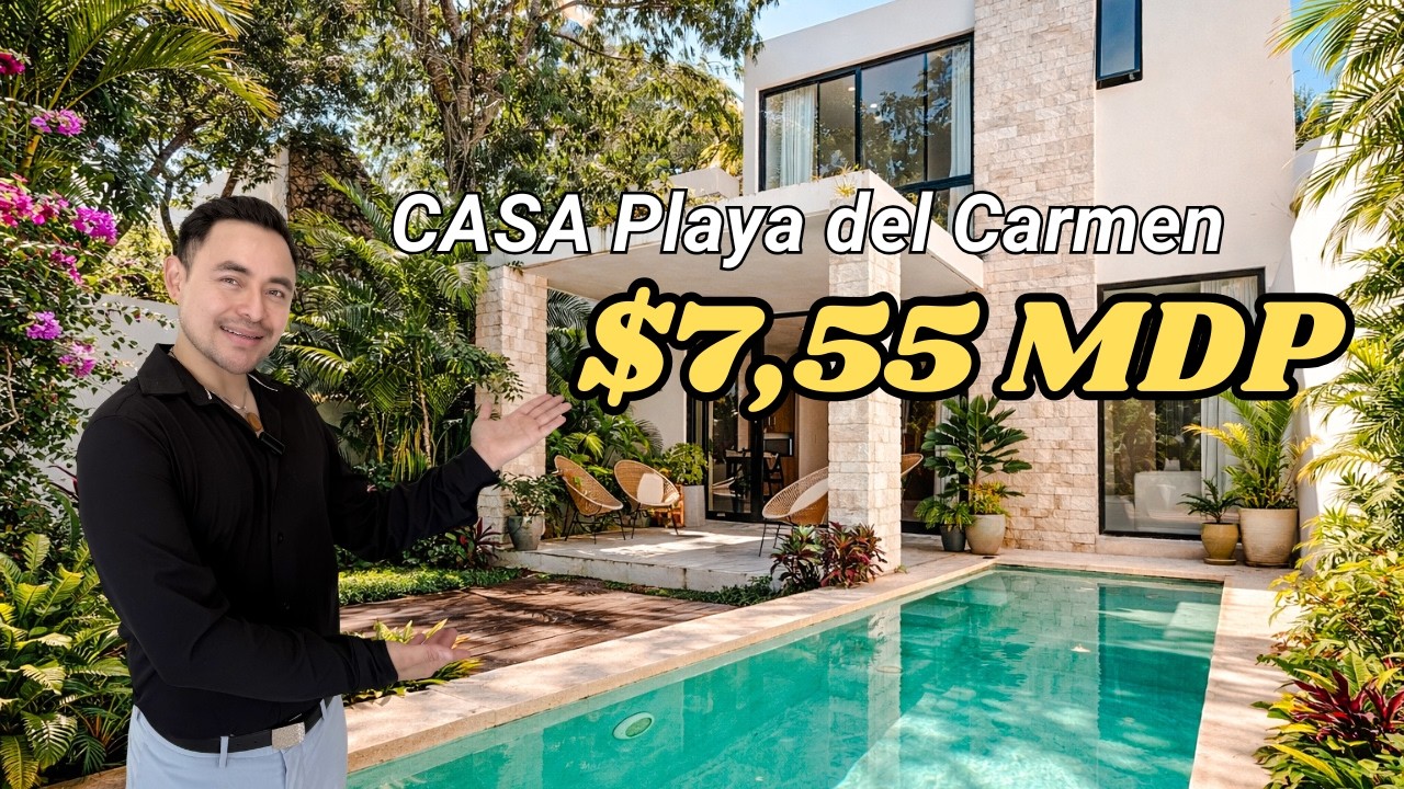 Casas en Playa del Carmen desde $7.5 MDP – Palmara Residencial 🌴 TOUR COMPLETO