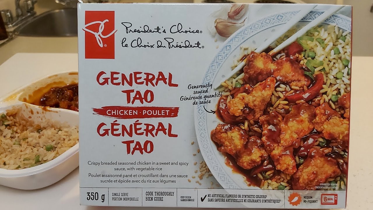 General Tao Chicken & Rice FROZEN Meal Review - President’s Choice PC