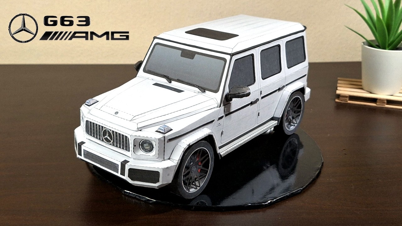 How to make Mercedes G-Wagon G63 AMG PaperCraft