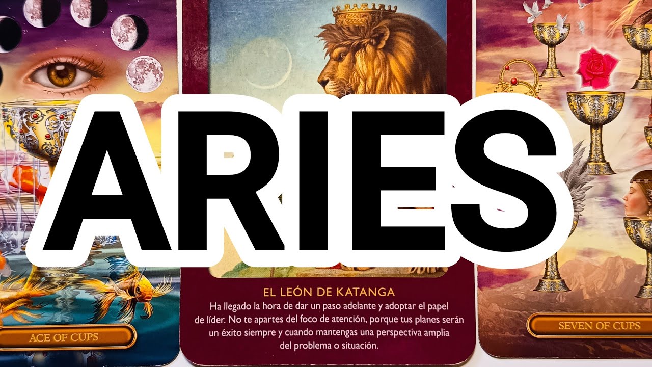 ARIES  TODO LO QUE SE VIENE ES MUY FUERTE!!😮➡️ ALGUIEN HARÁ ALGO QUE TE SORPRENDERÁ !!
