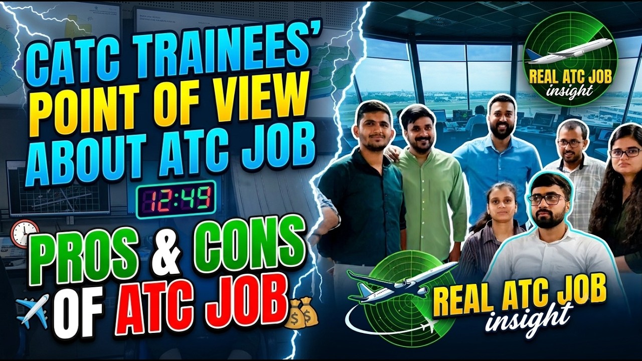 CATC Trainees' Point of View: Pros & Cons of ATC Job | Real Air Traffic Control Insights #atc