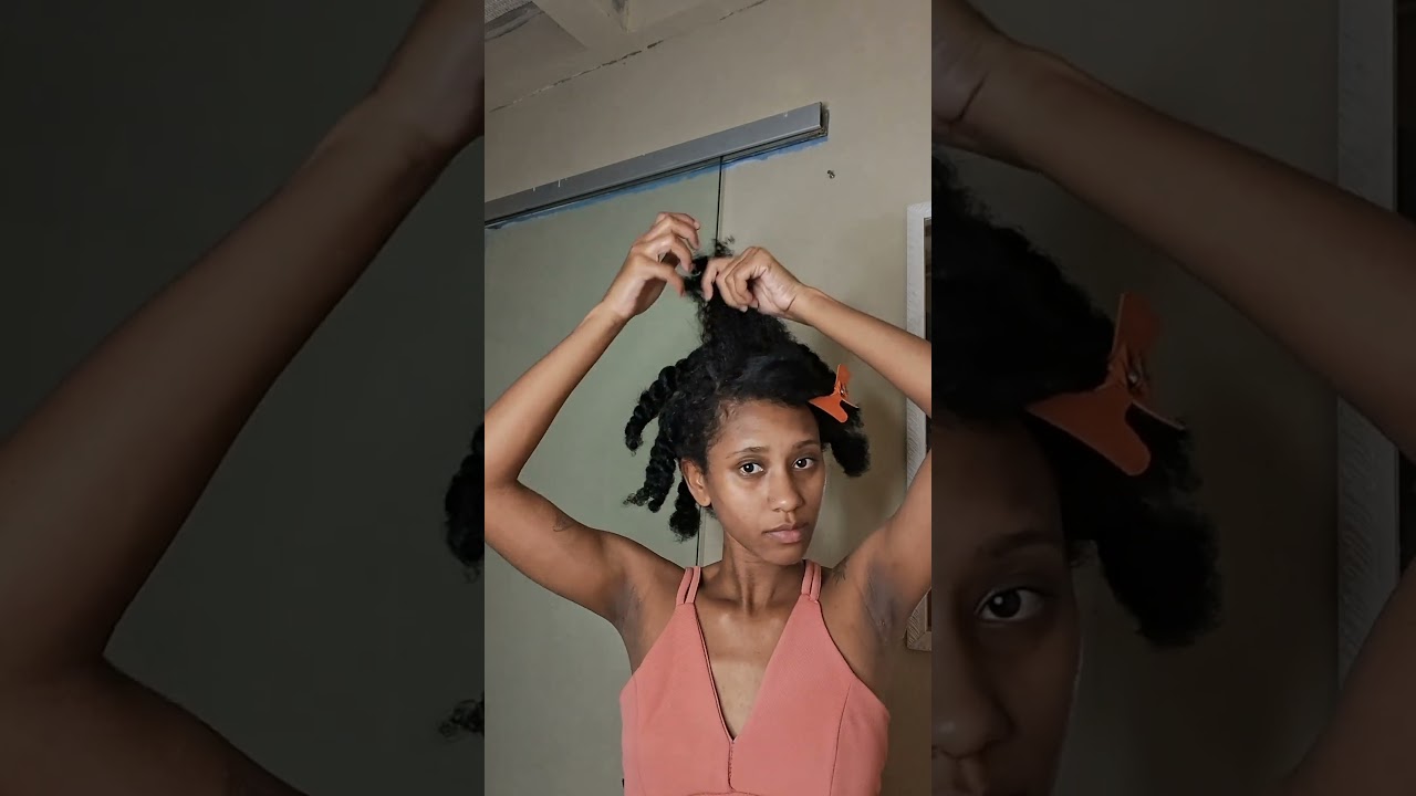 umecta&ccedil;&atilde;o noturna no meu cabelo crespo! 👩🏿&zwj;🦱✨️ #crespas #curlyhair #curlyhairstyles #umecta&ccedil;&atilde;o #afro