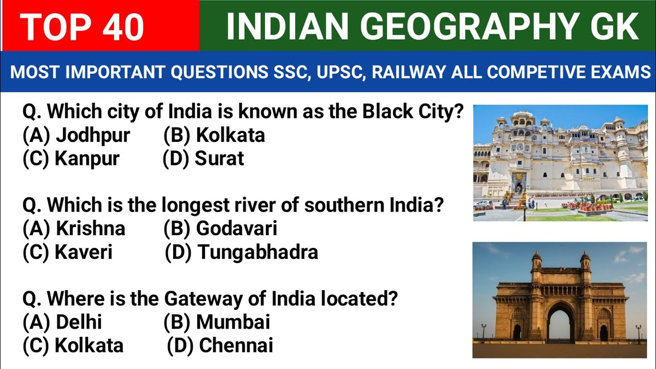 India Geography GK | Geography GK | GK Quiz.