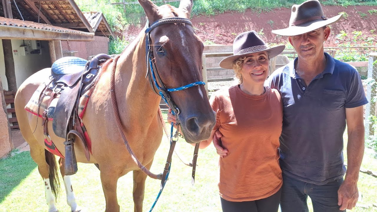ADENIZIA E LIU conduzem pousada na zona rural - REFUGIO HORSE - STO ANTONIO DO PINHAL