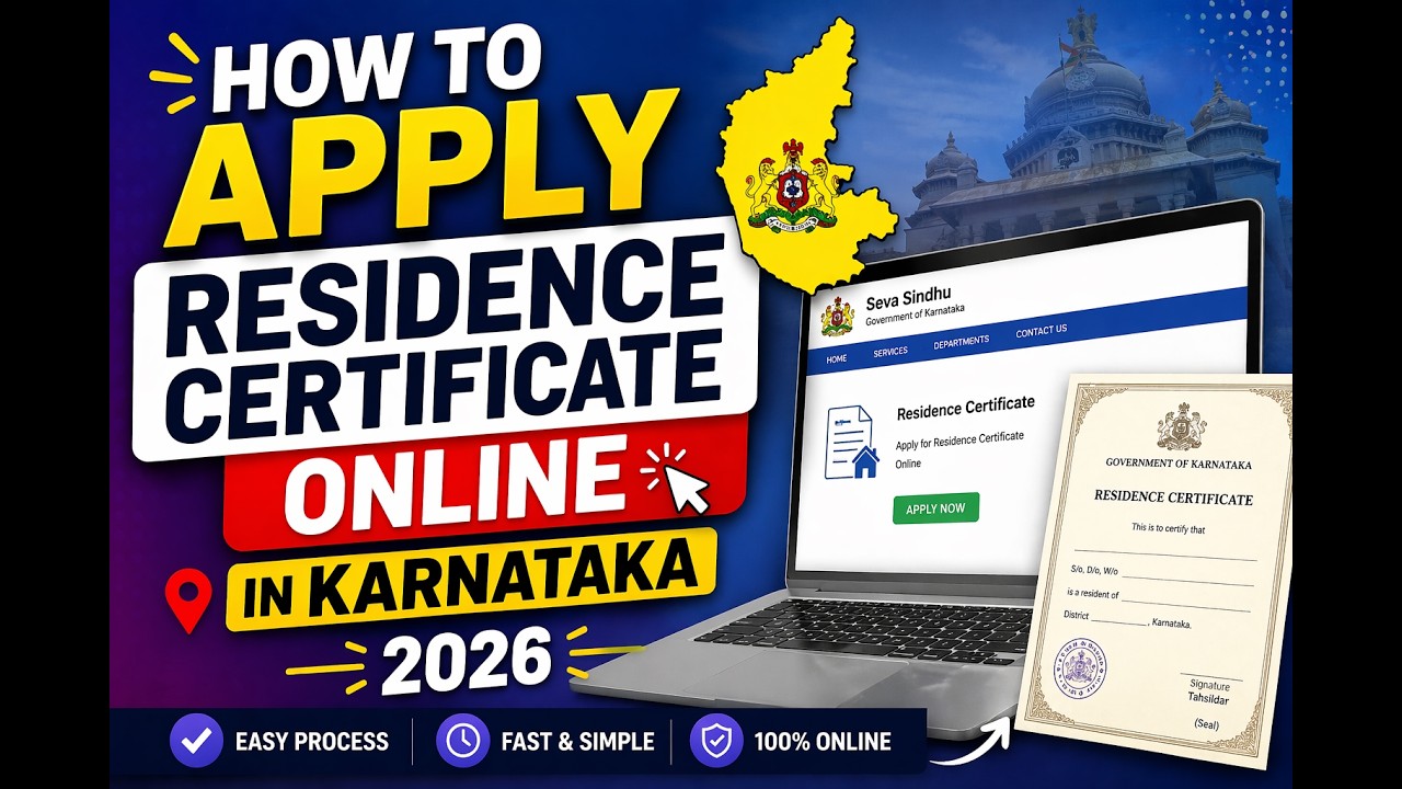 How to apply Residence certificate online in Karnataka 2026 II Gi Tube