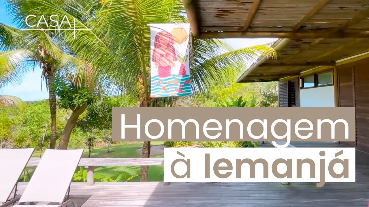 Uma CASA na PRAIA em homenagem à IEMANJÁ