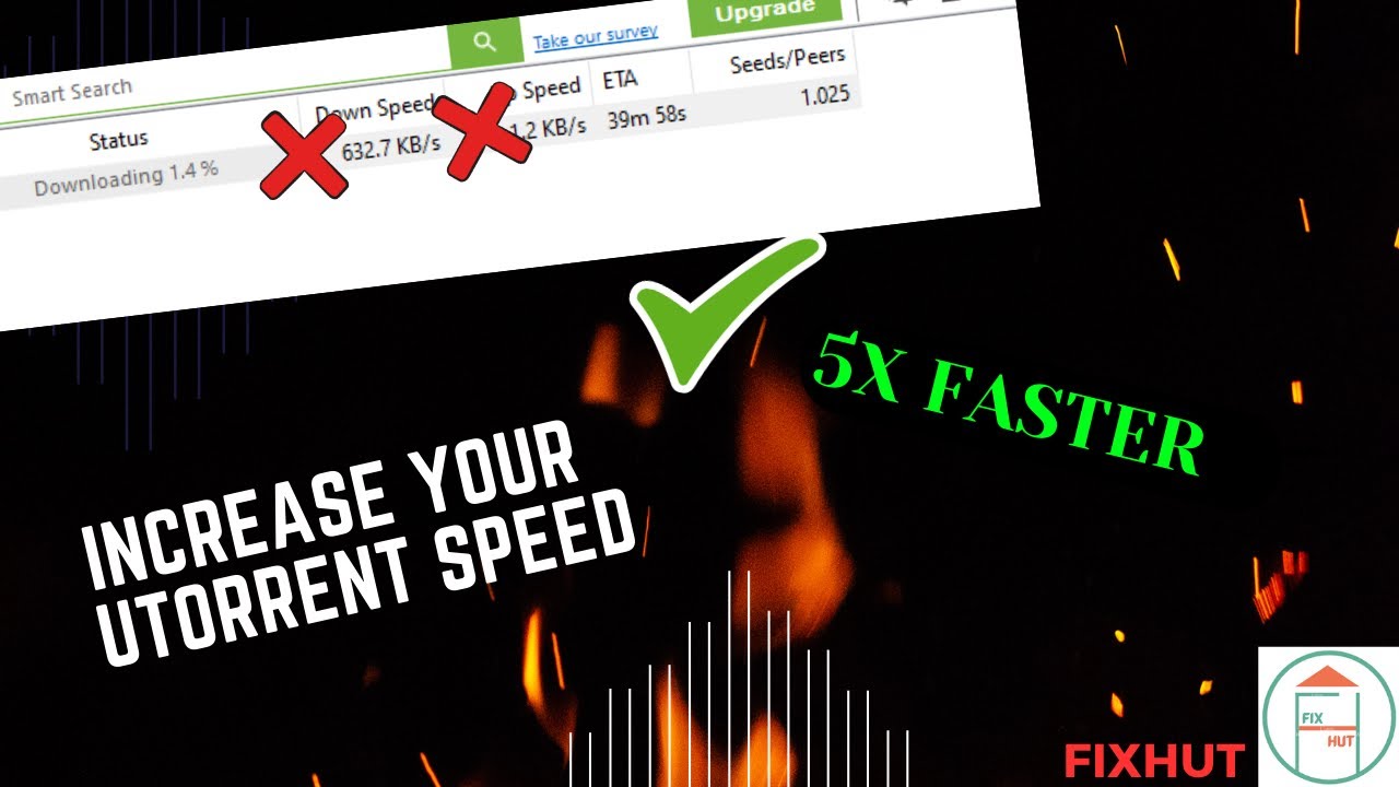 How to increase uTorrent download speed