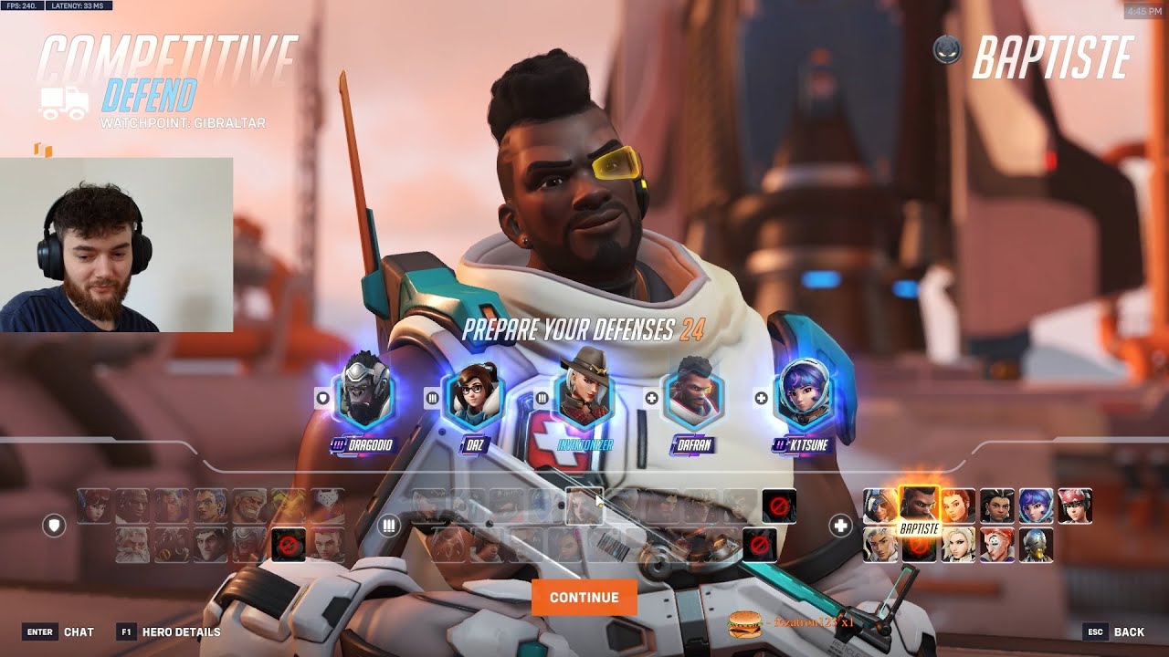 DAFRAN BAPTISTE OVERWATCH 2 GAMEPLAY SEASON 16 TOP 500
