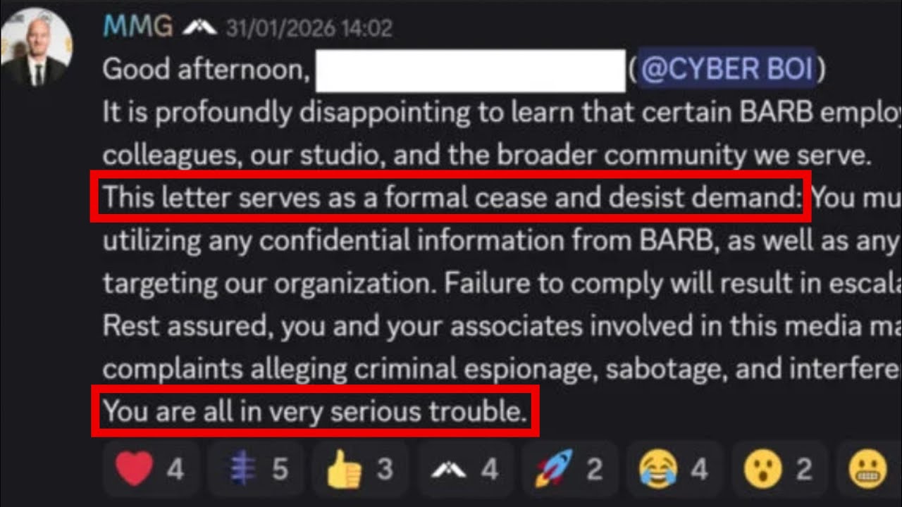 CEO Threatens to Sue YouTuber.