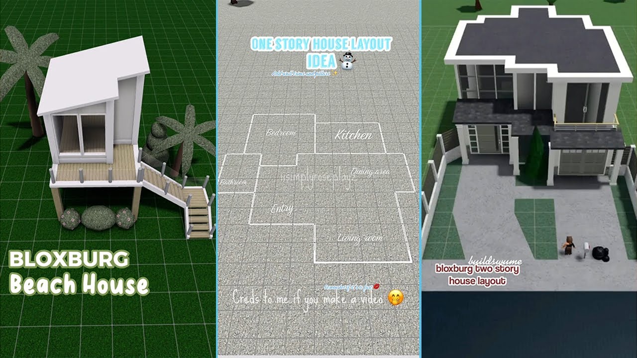 Bloxburg Building Hacks TikTok Compilation  #124