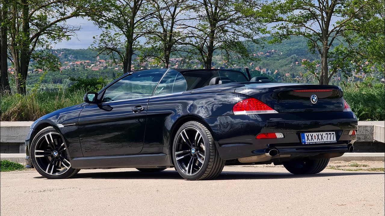 2006 BMW E64 650Ci 4.8 V8 367HP ZF6 Black Sapphire Metallic