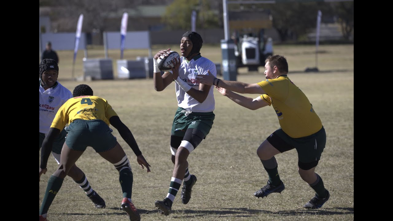 Action packed school rugby between Hangklip and Burgersdorp High , in Queenstown, South Africa