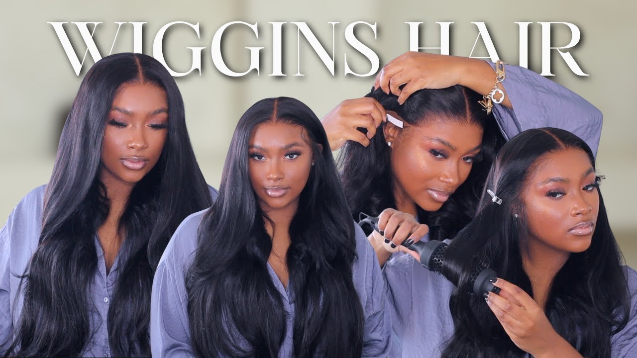 🔥BOMB 5MIN GLUELESS WIG INSTALL| QUICK AND EASY WIG APPLICATION WITH ADHESIVE TAPE ONLY|WIGGINS HAIR