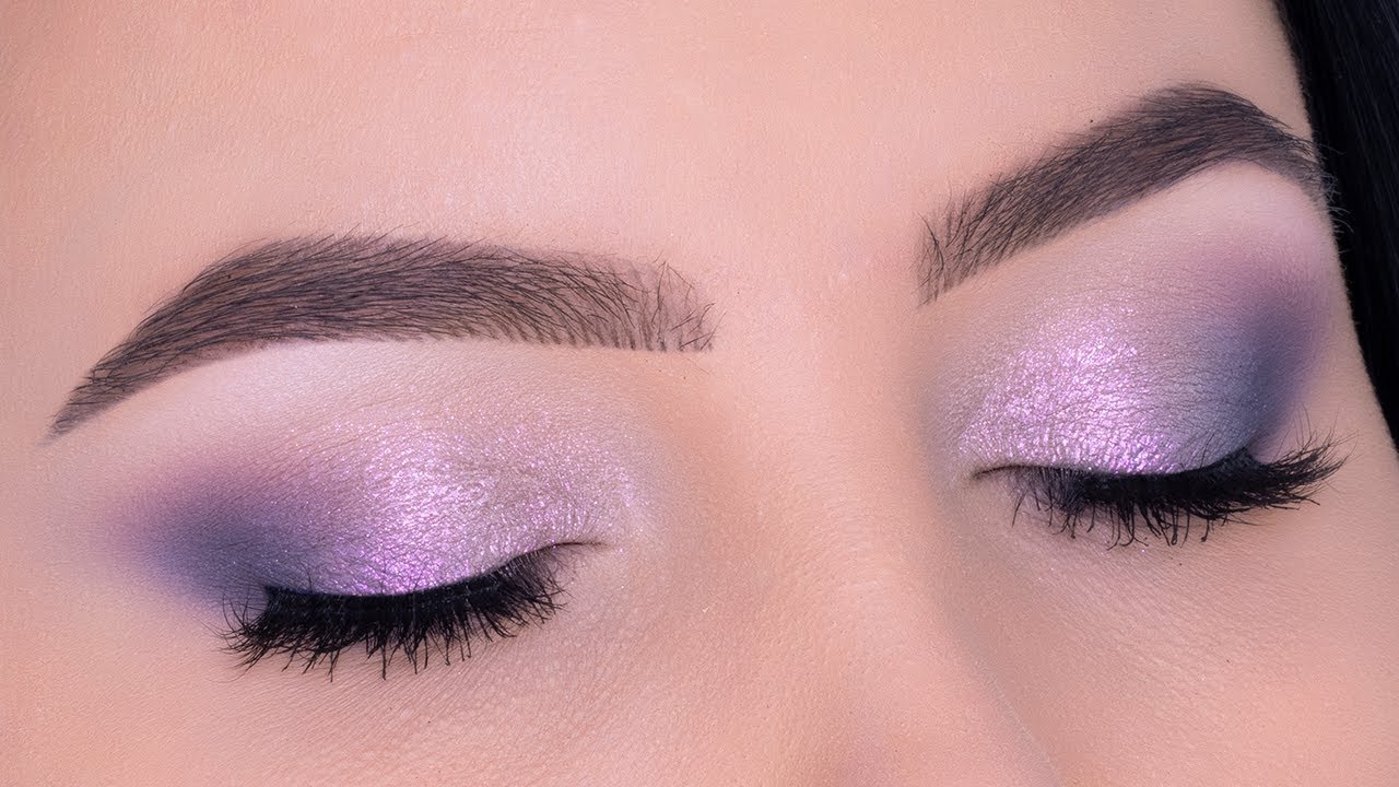 How to Achieve a Light Purple Soft Glam Eye Look | Perfect Wedding Eye  Look