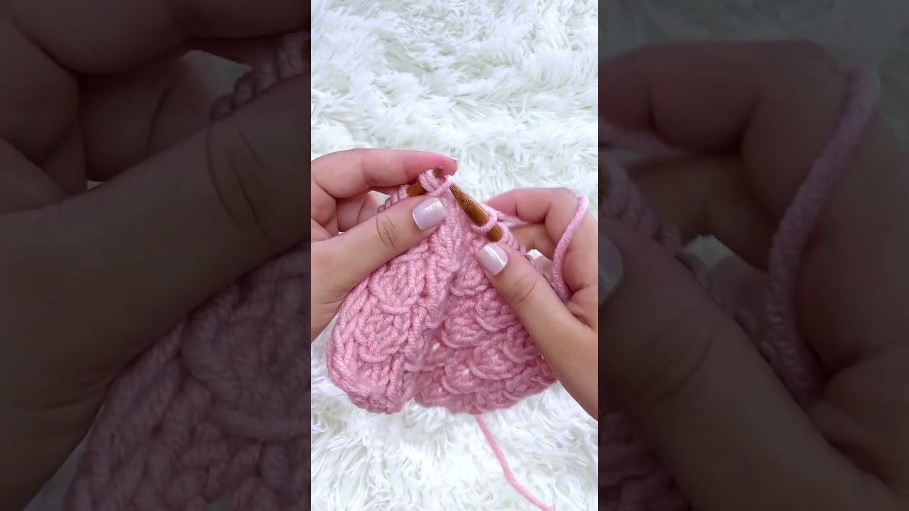 PONTO DE TRIC&Ocirc; LINDO | oitinho 🧶 #tricot #tejido #knitting