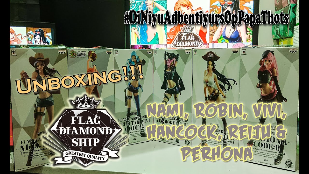 Unboxing!!! Flag Diamond Ship Set