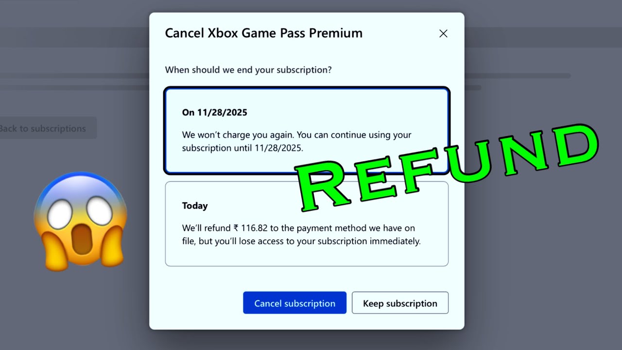 99/- 😱 How to Get Xbox Game Pass Refund || How to Cancel Xbox Game Pass subscription After 14 Days