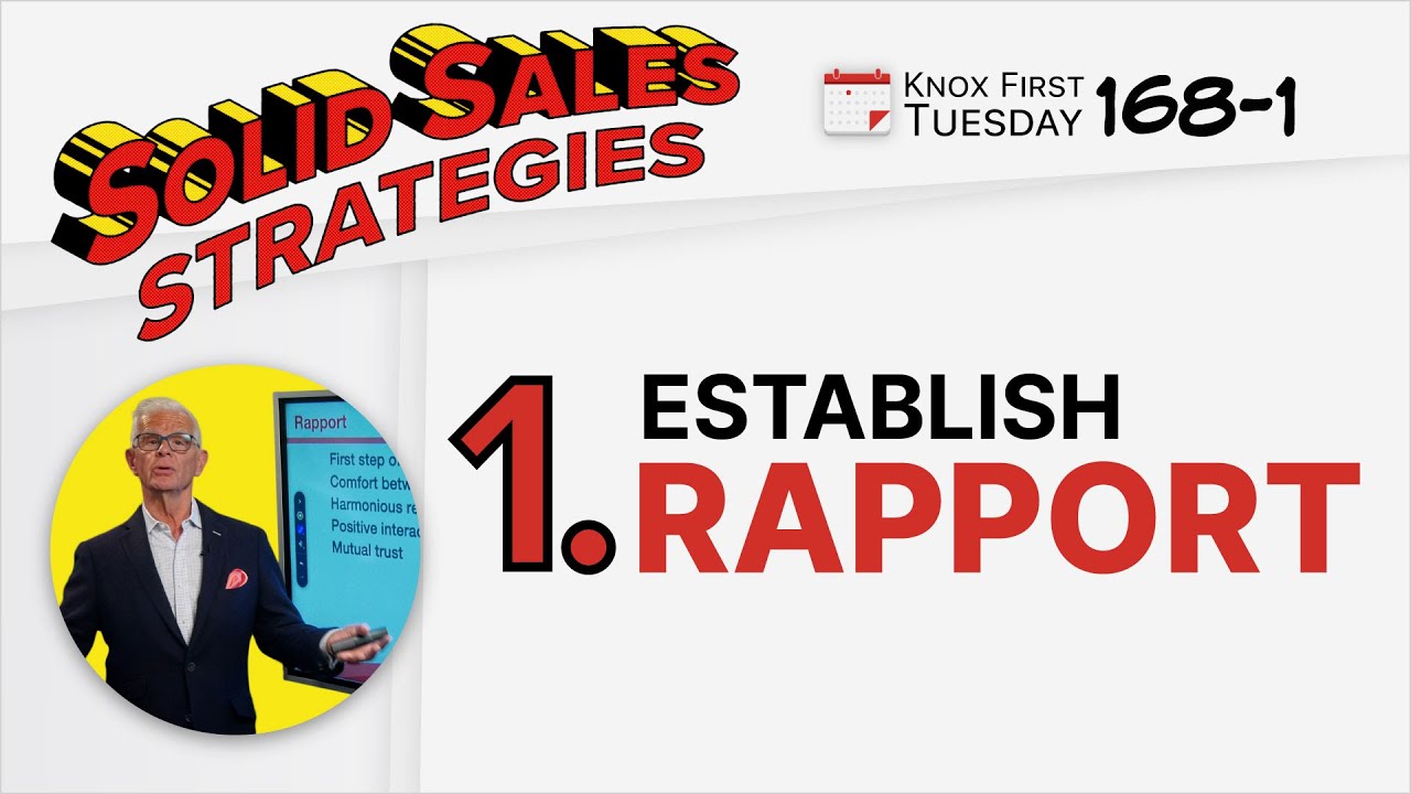 KFT168-1 Solid Sales Strategies: Rapport