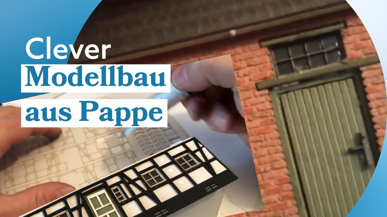 Clever: Modellbau Fachwerkhaus aus Pappe von Joswood
