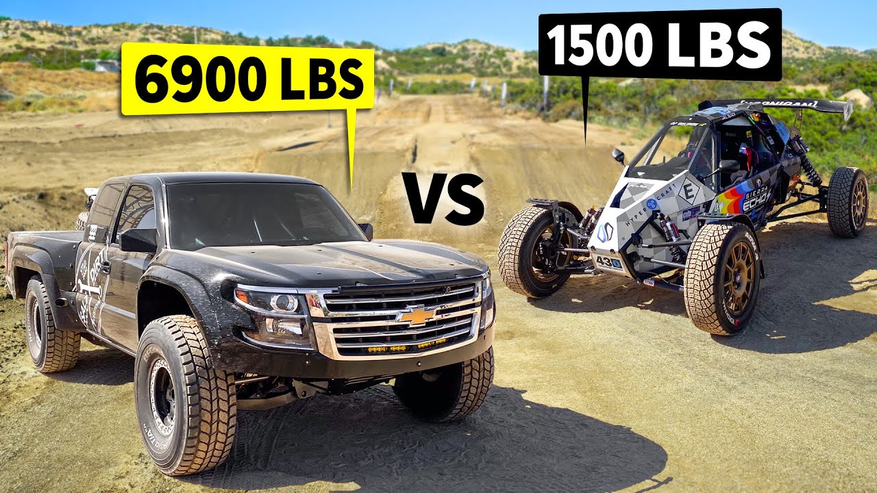 Kibbetech Silverado Prerunner участвует в гонках на прототипе квадроцикла Block Edition, проходящ...