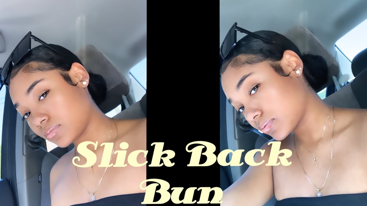 Super Flat Slick Back Bun Tutorial (W/ Baby Hairs)