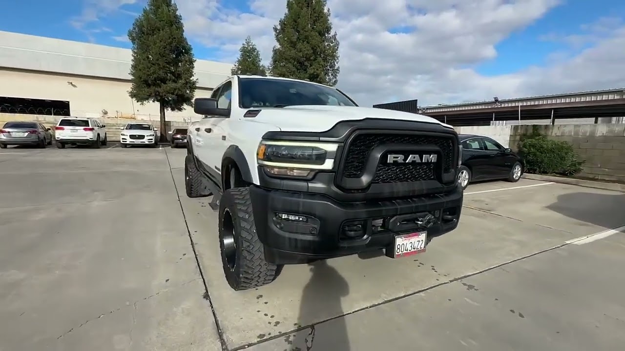 2020 Ram 2500 Bright White Black madera Visalia Fresno Financing Clovis Used stock Service High_Qua