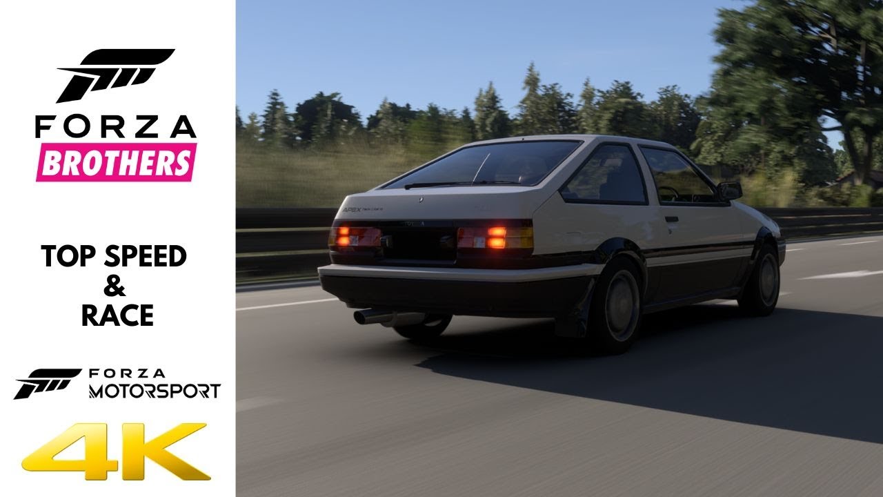 Toyota Sprinter Trueno GT Apex 1985 TopSpeed e Corrida