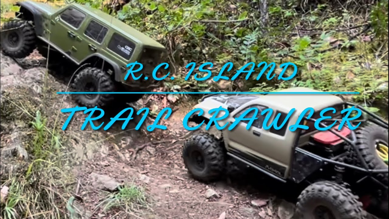 R.C. Trail Crawling the Axial Scx6 Jeep and Scx6 Honcho to Morrell lake and Rocky Knoll trail. Vid2